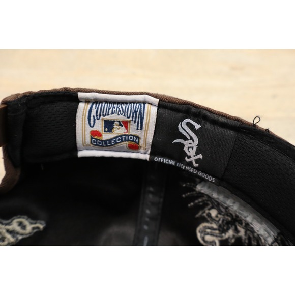Chicago White Sox World Series 2005 Hat Cooperstown Pro Standard Size 7 Brown - Picture 10 of 12